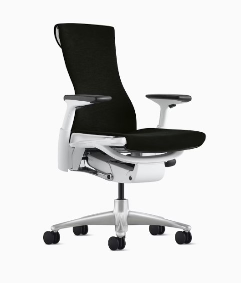 AR2282 Embody Chair White-Black