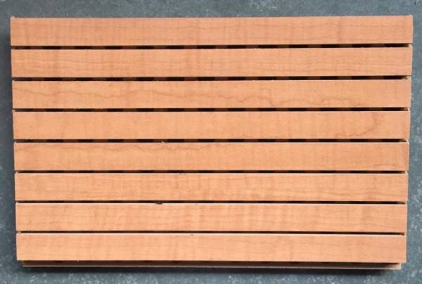 Laminated wooden wall panel Maple wood finish